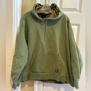 Jordan Satin-Lined Hoodie Olive Green Men’s Large